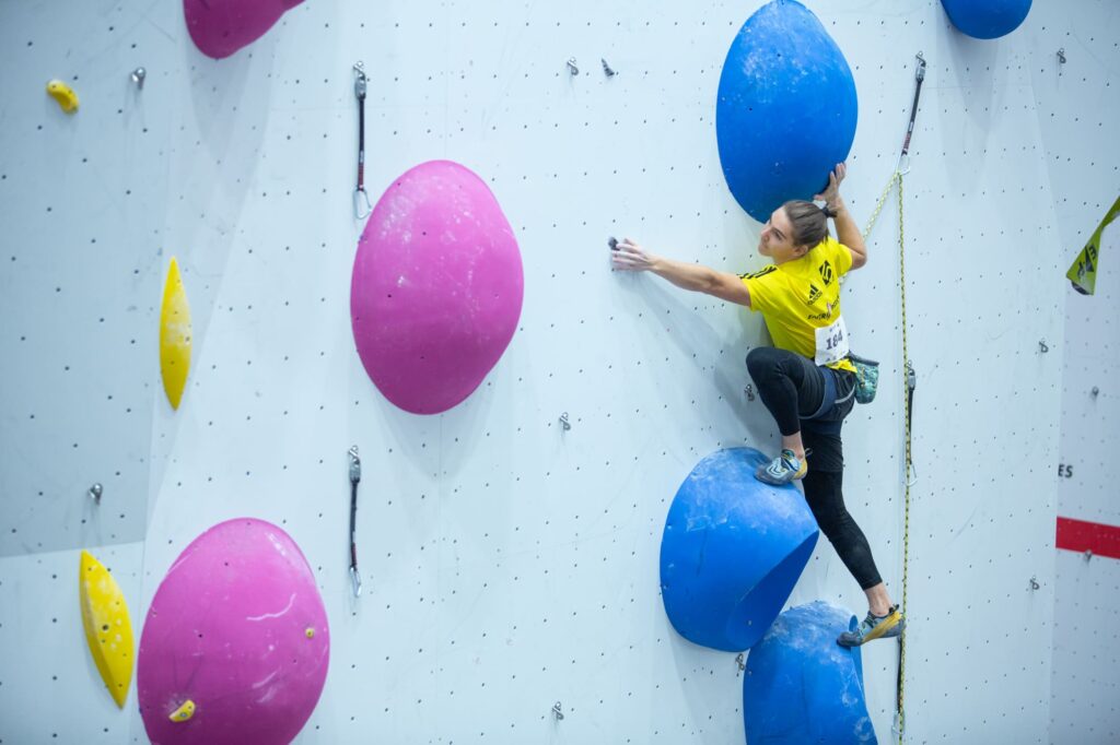 Bittor Esparta en Climbat X-Madrid
