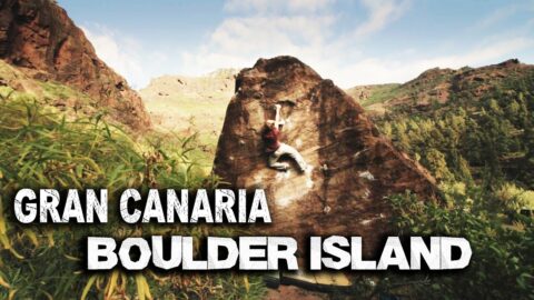 Mogán, boulder en la isla de Gran Canaria