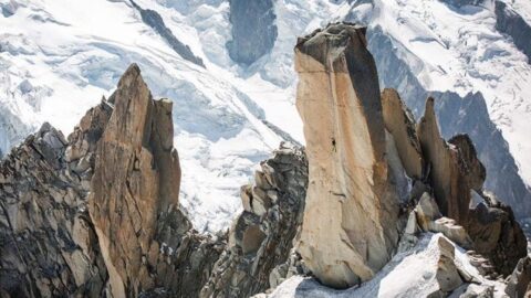 ‘Digital Crack’, escalada de octavo grado en altura