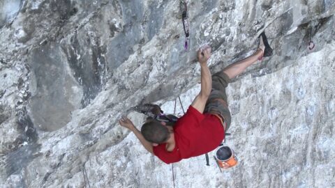 El encadenamiento frustrado de Steve McClure en ‘Rainman’ 9b