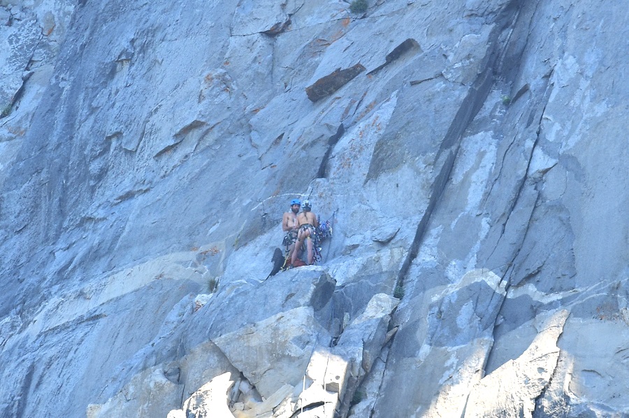 Cordada desnuda en El Capitan