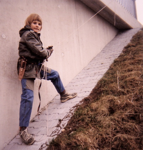 Hannes Huch primeras escaladas 1986
