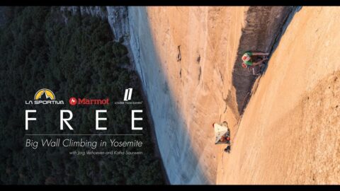 Jorg Verhoeven escala en libre ‘Dihedral Wall’, en El Capitan