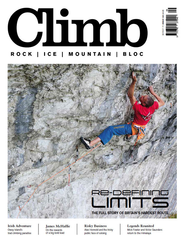 portada último número en papel revista escalada Climb Magazine