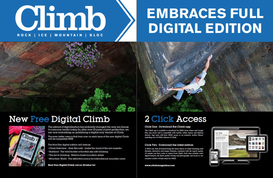 nueva versión digital Climb Magazine