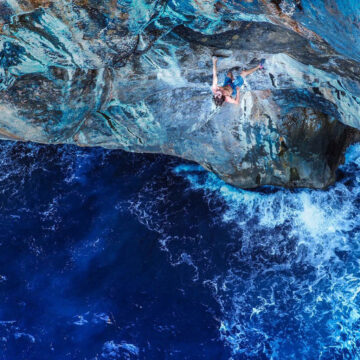 Chris Sharma escala ‘Big Fish’ 8c+/9a, una nueva vía de psicobloc