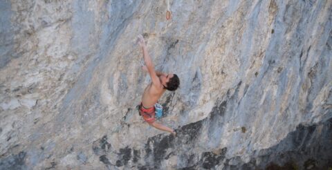 Baptiste Dherbilly, primera repetición de ‘Salamandre’ 9a+