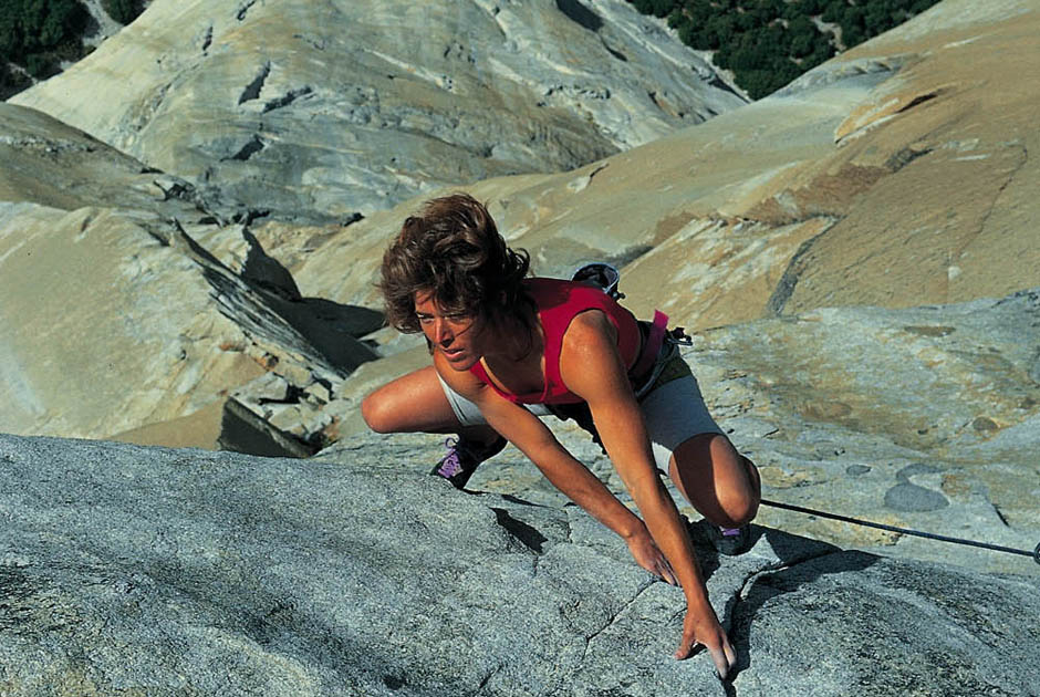 Lynn Hill escalando 'The Nose'