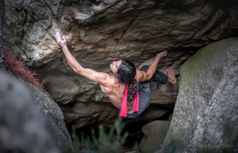 Charles Albert propone el primer 8C+ de Fontainebleau