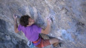 Baptiste Dherbilly encadenando ‘Salamandre’ 9a+
