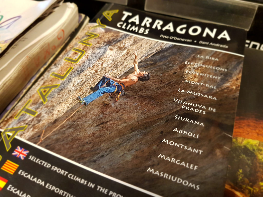 Portada guía escalada Tarragona Climbs