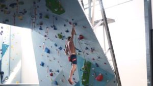 Magnus Midtbø, 7b a campus en el rocódromo