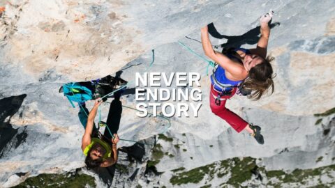 Nina Caprez y Barbara Zangerl en ‘Die Unendliche Geschichte’ 8b+
