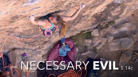 Michaela Kiersch en la primera femenina de ‘Necessary Evil’ 8c+