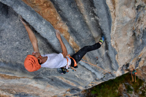 Klemen Becan, primera ascensión de ‘Roctrip’ (250m 8c+)