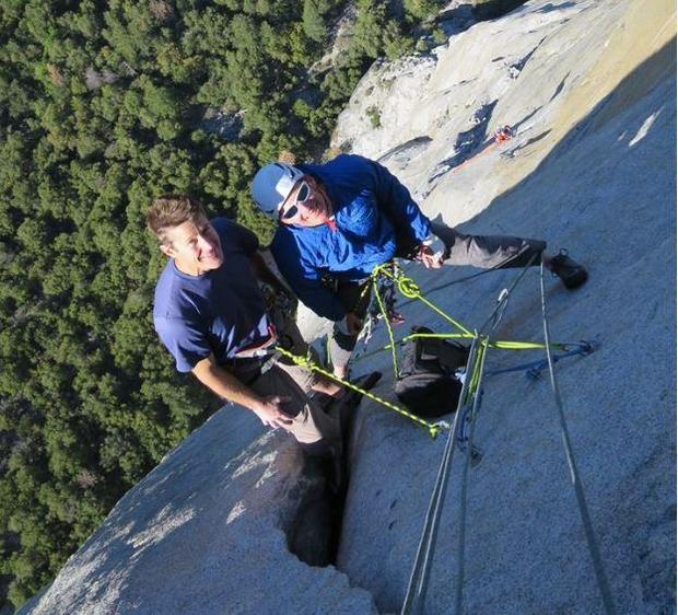 Jason Wells y Tim Klein escaladores