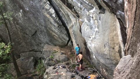 Tristan Chen encadenando ‘Jaws II’ 9a+ (5.15a)
