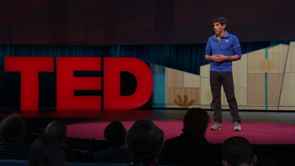 Alex Honnold conferencia en TED