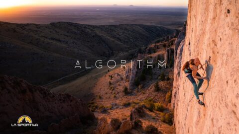 Paige Claassen encadenando ‘Algorithm’ 9a