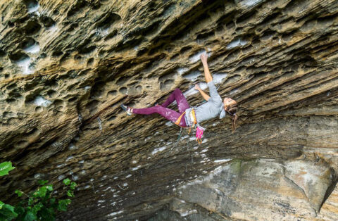 Hayes, Söderlund, Liina y Le Nevé tachan en Red River Gorge