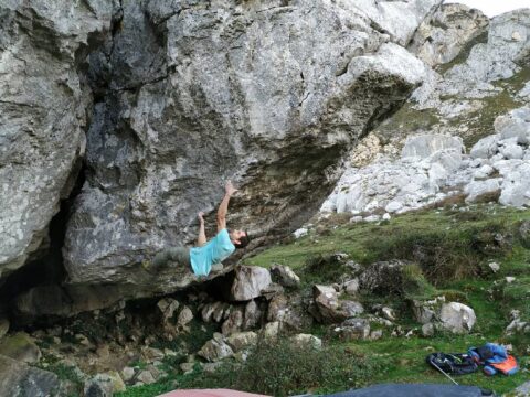 Nacho Sánchez, primera ascensión de ‘Demogordo’ 8B+/C