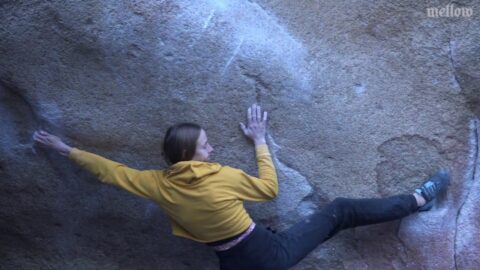 Isabelle Faus, primera ascensión femenina de ‘Log Cabins’ V12 (8A+)