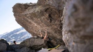 Facundo Langbehn en la primera ascensión de ‘Inferno’ 8B+