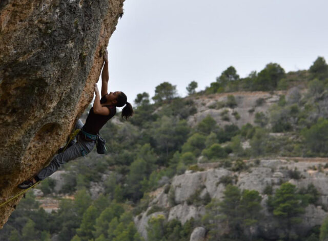 Angie Scarth-Johnson en Margalef Angie Scarth-Johnson en Margalef