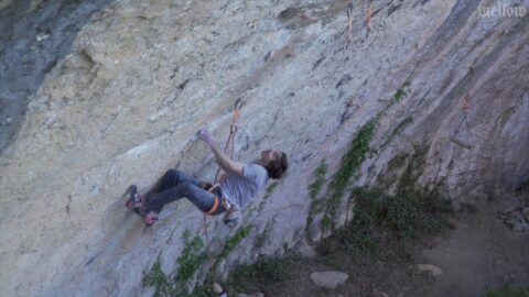 Daniel Woods encadenando ‘La Capella’ 9b