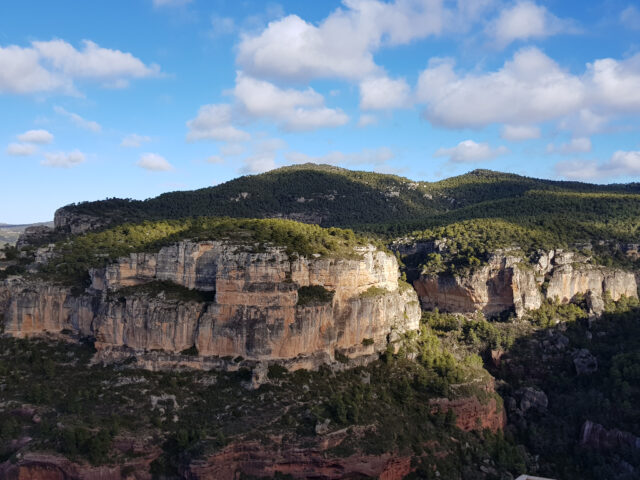 Siuranella y El Pati en Siurana Siuranella y El Pati en Siurana