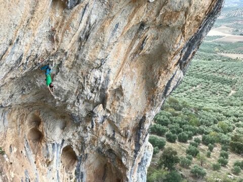 Michal Kwiatkowski en ‘La Planta de Shiva’ 8c (R1)
