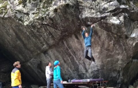 Jakob Schubert resuelve ‘Off the Wagon’ 8B+ al flash