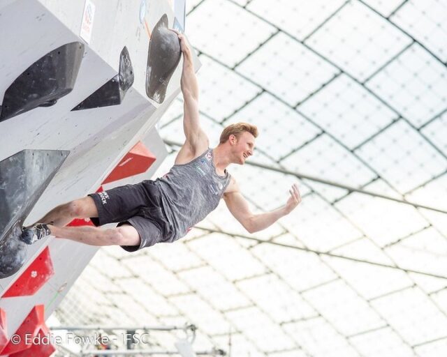 Jakob Schubert en la Copa del Mundo de Boulder de Múnich 2019 Jakob Schubert en la Copa del Mundo de Boulder de Múnich 2019