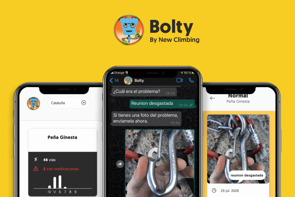Bolty chatbot escalada