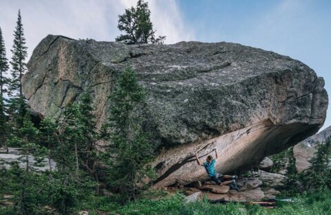 Drew Ruana, primera repetición de ‘Box Therapy’ V16 (8C+)