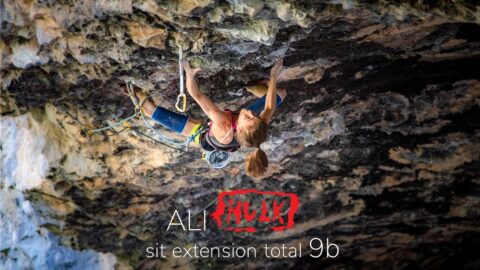Laura Rogora en ‘Ali Hulk Extension Total sit start’ 9b