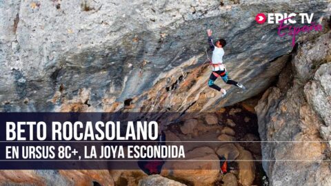 Beto Rocasolano en ‘Ursus’ 8c+, la joya escondida