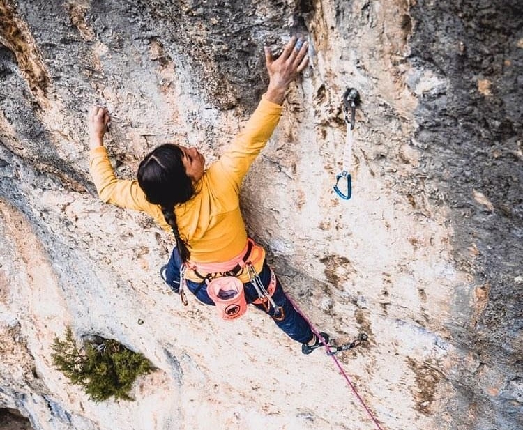Katherine Choong escaladora suiza