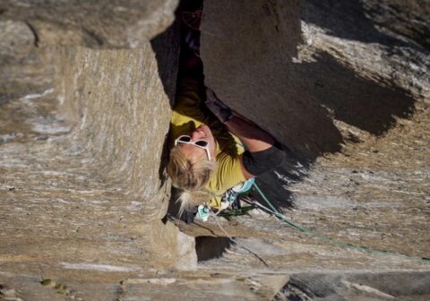 Brittany Goris escala en libre ‘Salathé Wall’ 5.13b (8a)