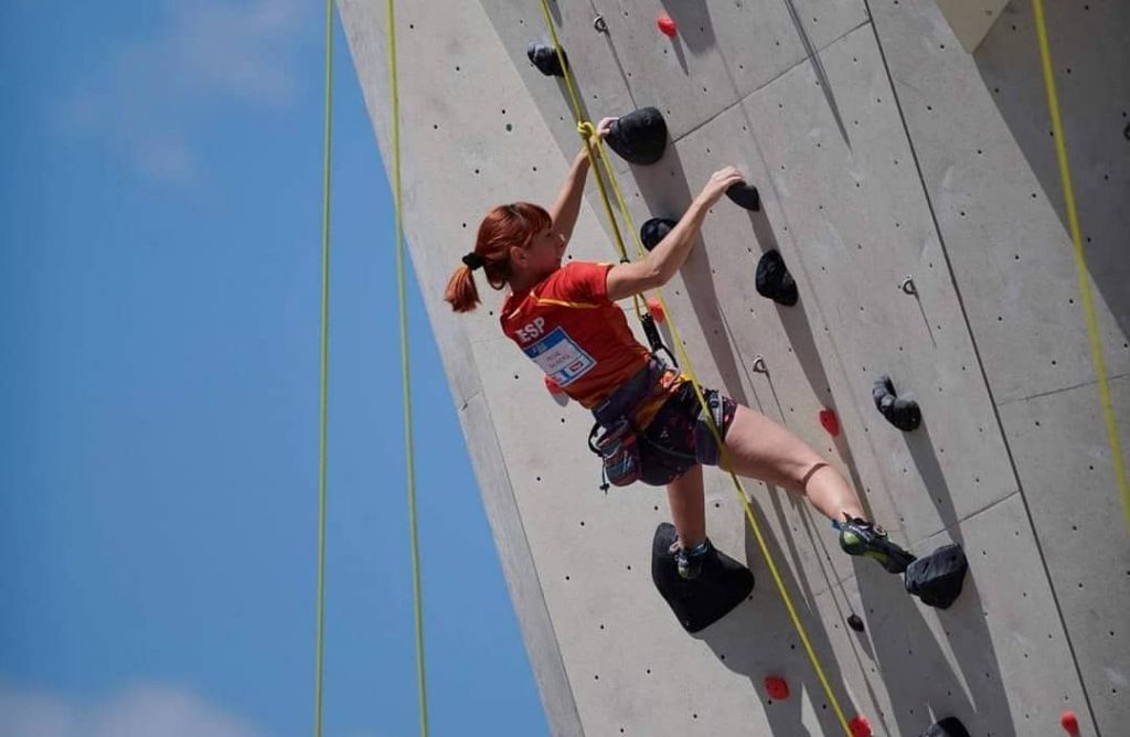 Marta Peche escaladora