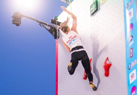 Escalada de velocidad, volando en los Juegos Olímpicos de Tokio
