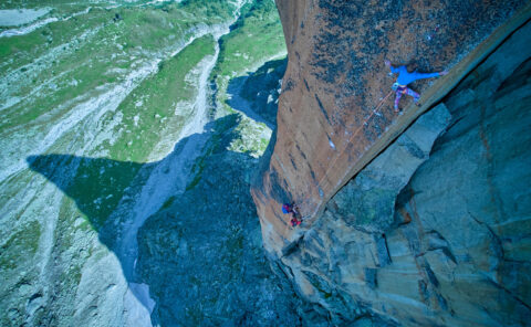 Sébastien Berthe y Siebe Vanhee, primera y segunda ascensión de ‘Histoire Sans Fin’ (200m 8b+)