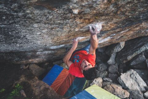 Jesús Muñoz «Chuchi» encadena ‘Memento’ 8B+, un clásico austriaco