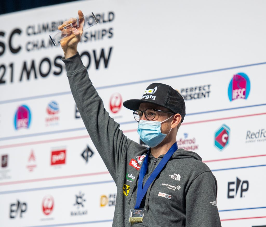 Jakob Schubert campeón del mundo de dificultad 2021