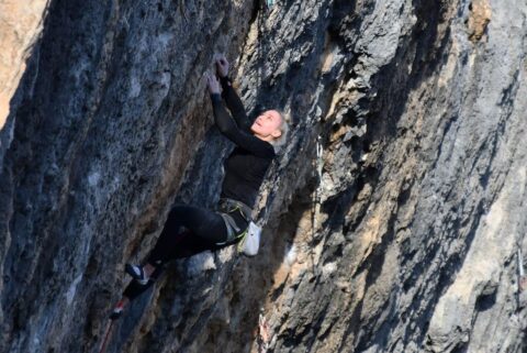 Janja Garnbret, de nuevo a vista con ‘American Hustle’ 8c