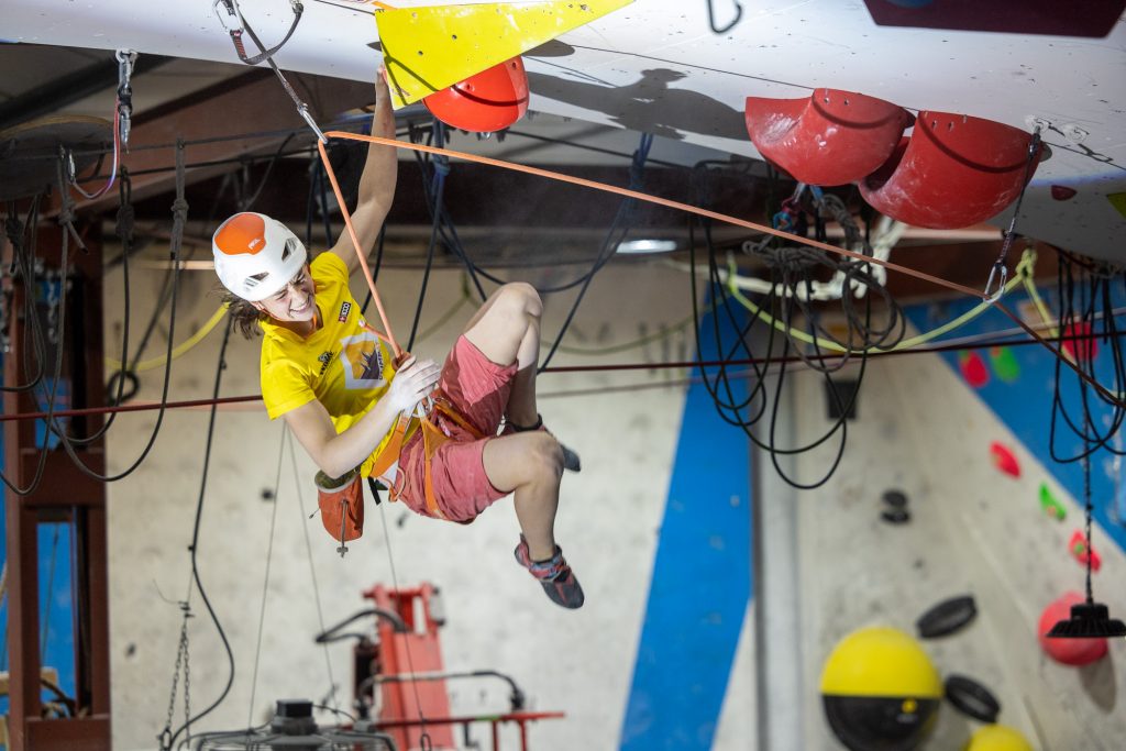 Iziar Martínez en el Campeonato de España de Escalada 2021