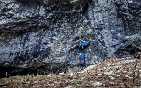 Adam Ondra realiza la primera ascensión de ‘Kout pikle’ 9a+