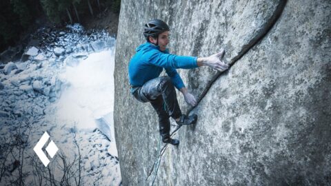 Carlo Traversi en ‘Magic Line’, una de las fisuras más difíciles de Yosemite