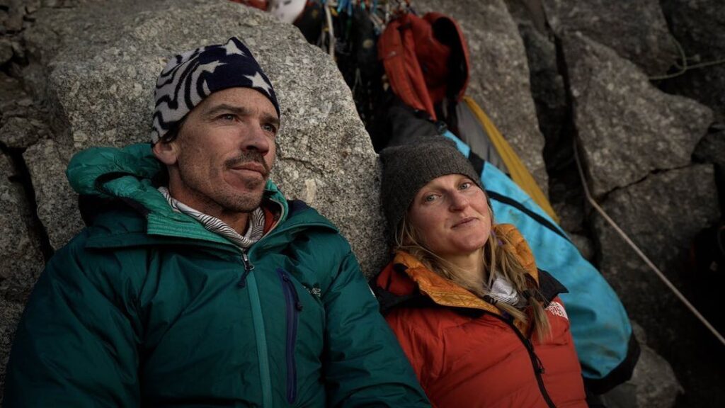 Adrian Ballinger y Emily Harrington escaladores