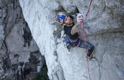 Felipe Camargo establece ‘Avenida Brasil’ (280m 8c), una de las vías en pared más difíciles de Sudamérica